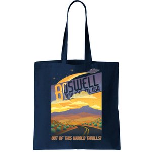 Roswell New Mexico Travel Poster Tote Bag