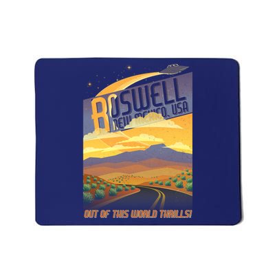 Roswell New Mexico Travel Poster Mousepad