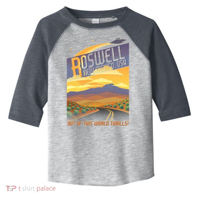 Roswell New Mexico Travel Poster Toddler Fine Jersey T-Shirt