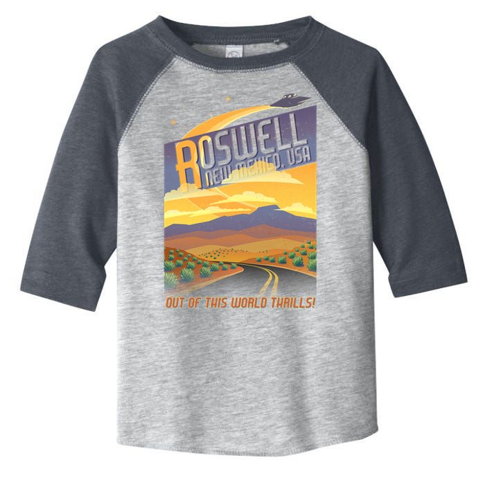 Roswell New Mexico Travel Poster Toddler Fine Jersey T-Shirt