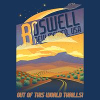 Roswell New Mexico Travel Poster Toddler Fine Jersey T-Shirt
