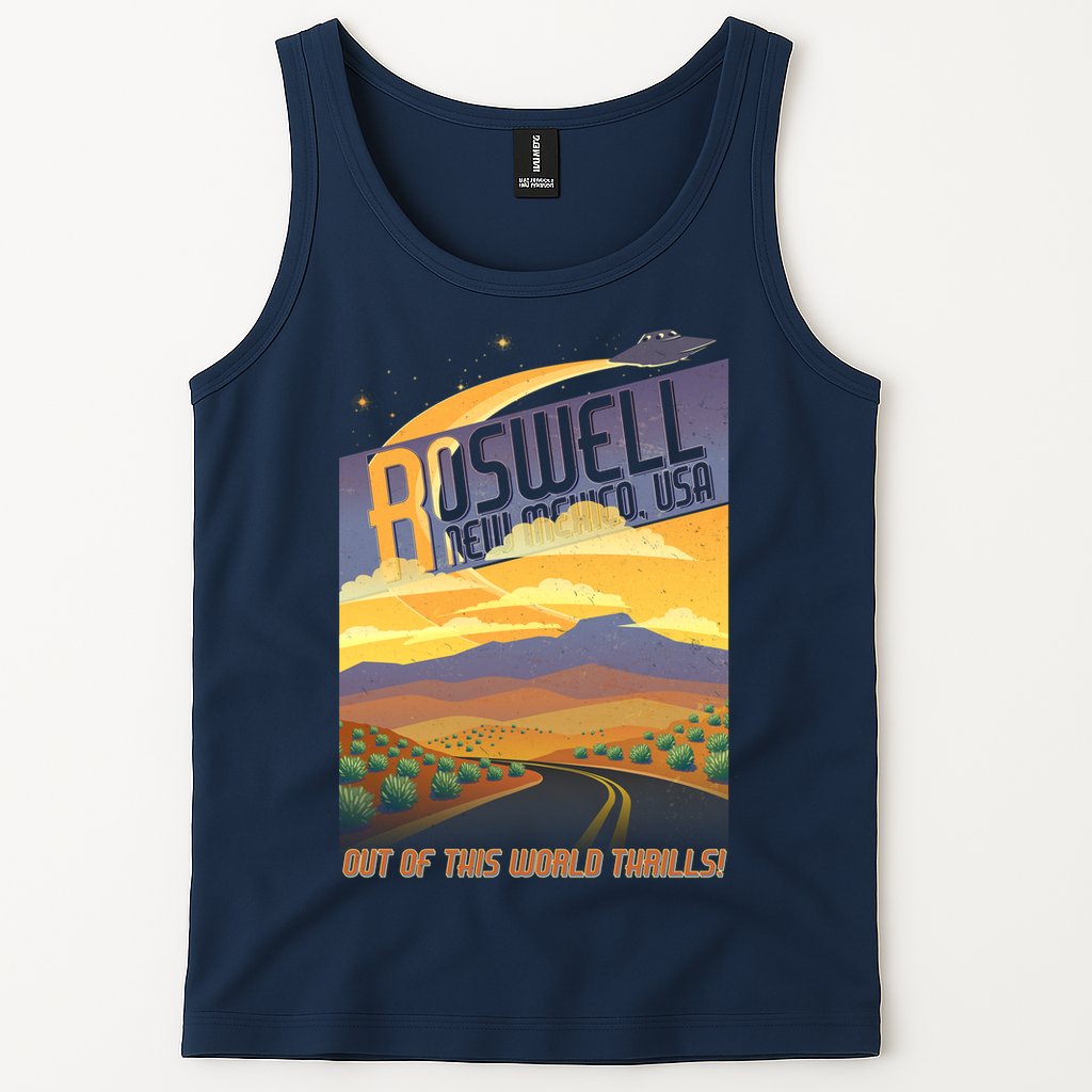 Roswell New Mexico Travel Poster Tank Top