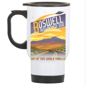 Roswell New Mexico Travel Poster Stainless Steel Travel Mug