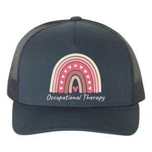 Rainbow Occupational Therapy Gift Cute Pink Boho Chic Ot Gift Yupoong Adult 5-Panel Trucker Hat