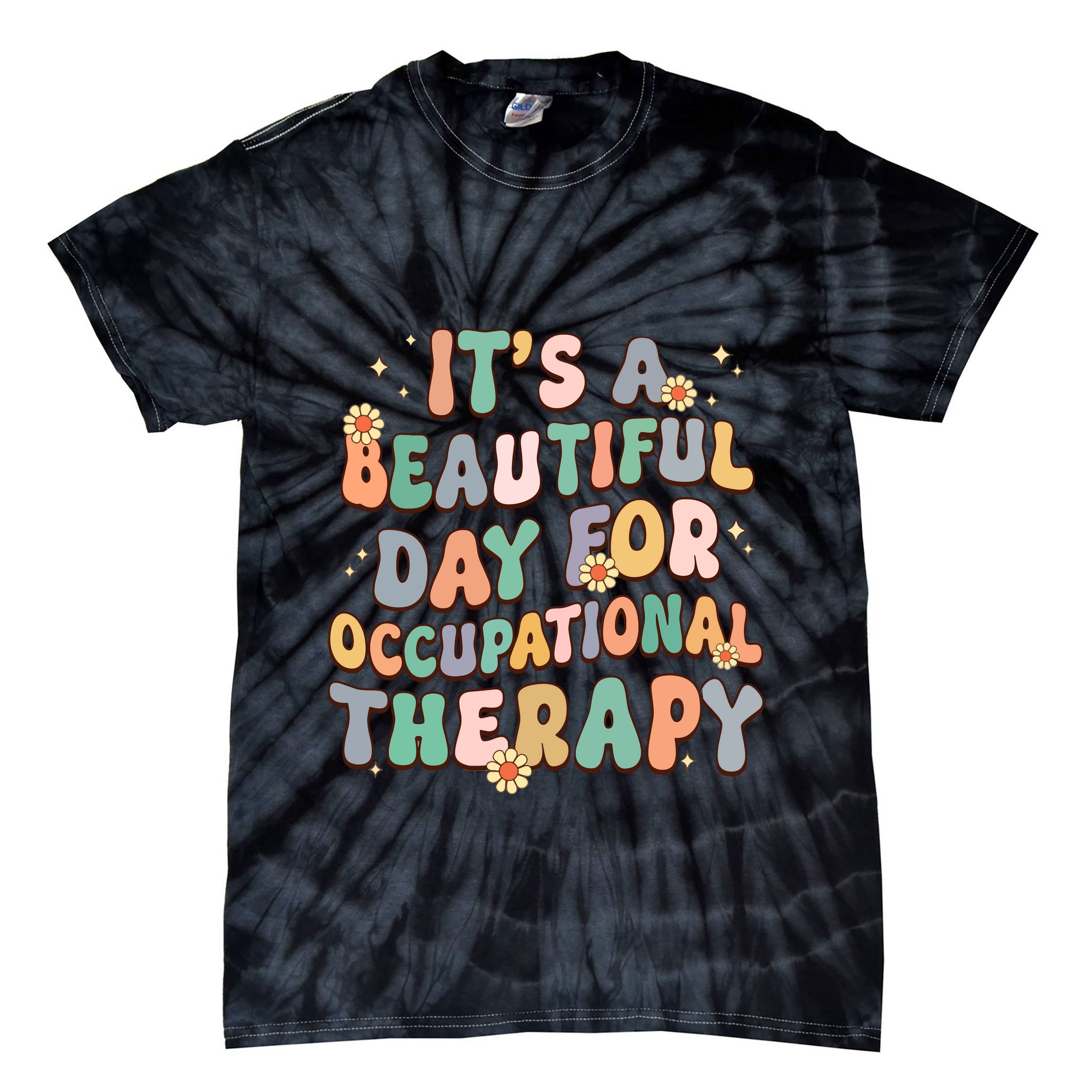 Retro Occupational Therapy Tie-Dye T-Shirt