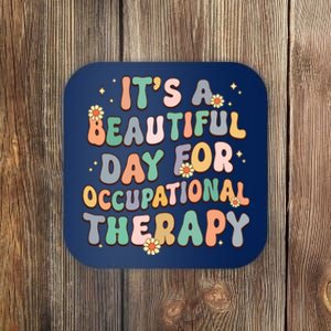 Retro Occupational Therapy Coaster