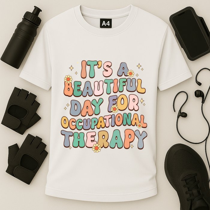 Retro Occupational Therapy Cooling Performance Crew T-Shirt