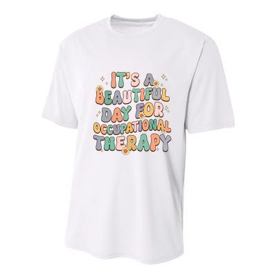 Retro Occupational Therapy Youth Performance Sprint T-Shirt