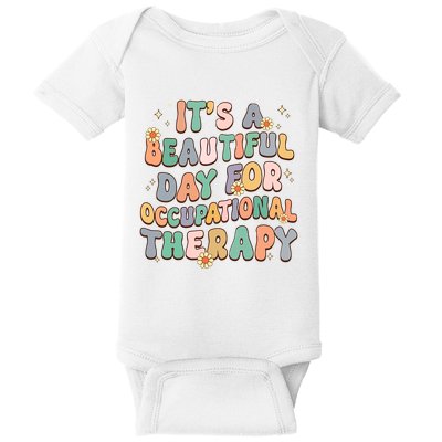 Retro Occupational Therapy Baby Bodysuit