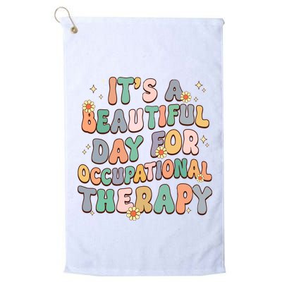 Retro Occupational Therapy Golf Towel