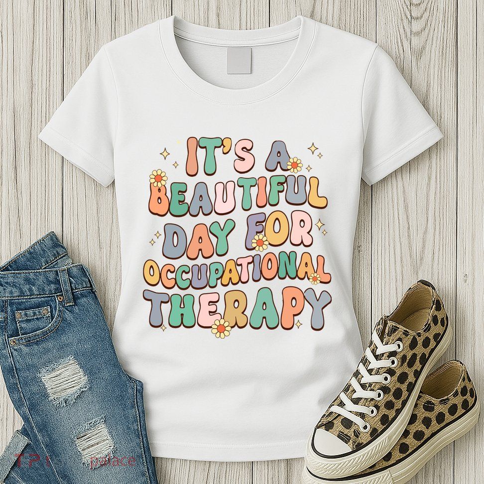 Retro Occupational Therapy Womens T-Shirt
