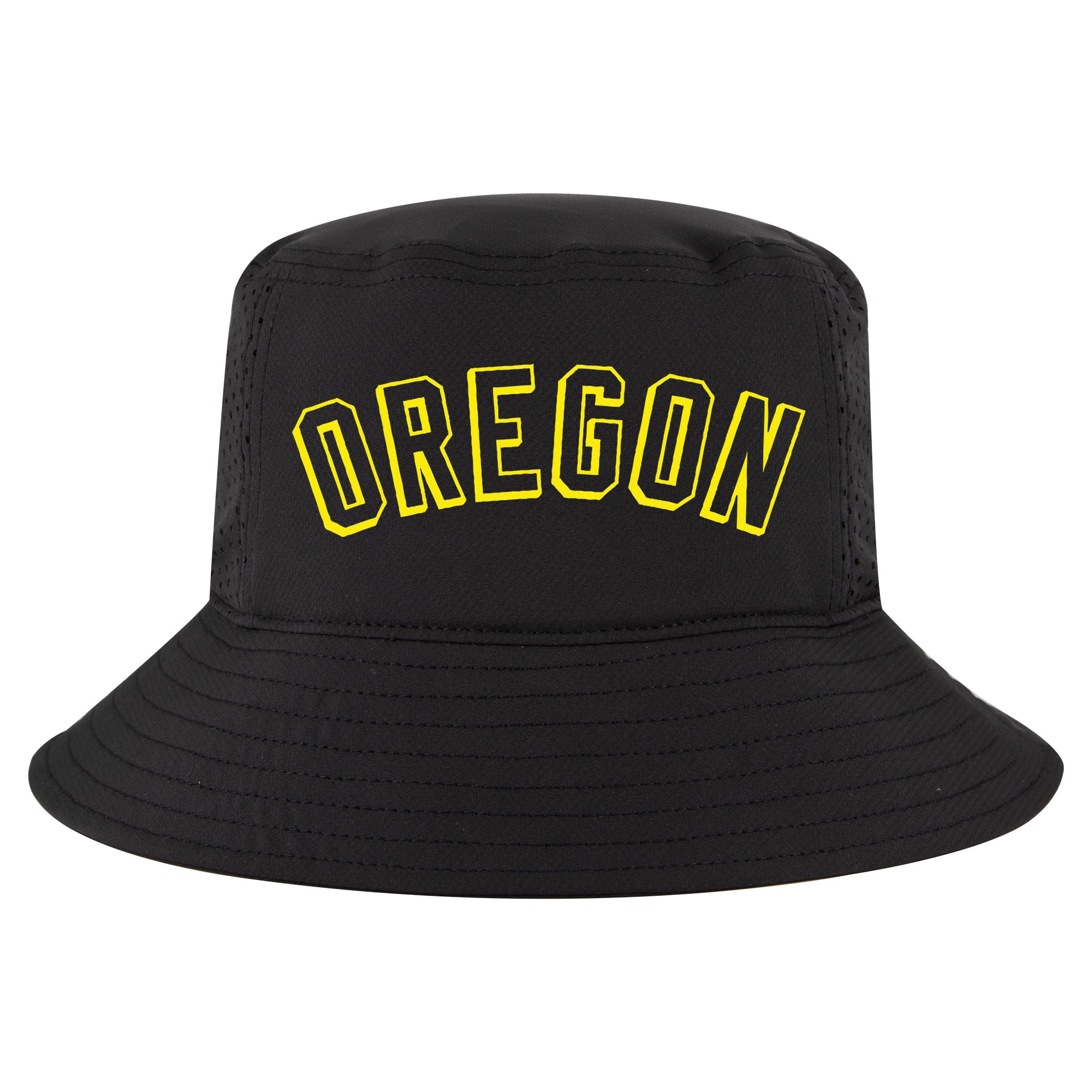 Retro Oregon Throwback Yellow Oregon Kids Cool Comfort Performance Bucket Hat