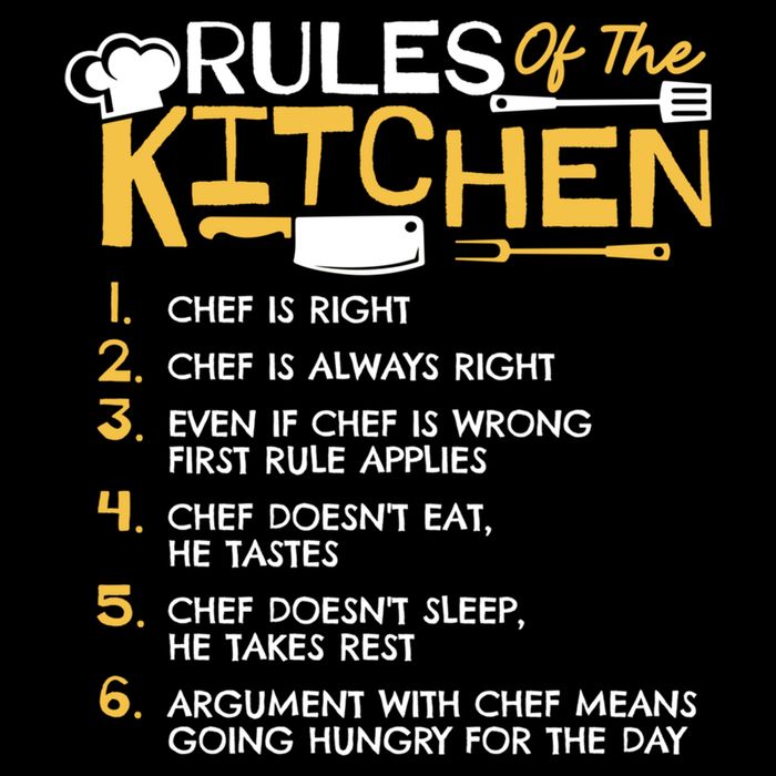 Rules Of The Kitchen Culinary Restaurant Chef Cooking Funny Gift Bucket Hat