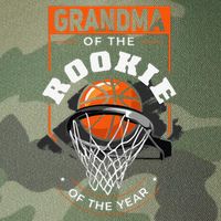 Rookie Of The Year Basketball Grandma Of The Rookie Legacy Tie Dye Trucker Hat