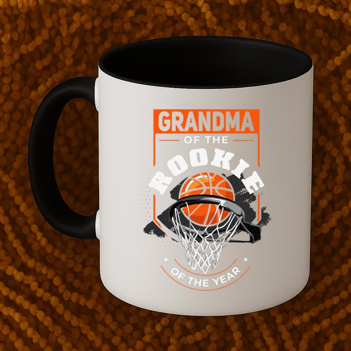 Rookie Of The Year Basketball Grandma Of The Rookie Mug