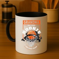 Rookie Of The Year Basketball Grandma Of The Rookie Mug
