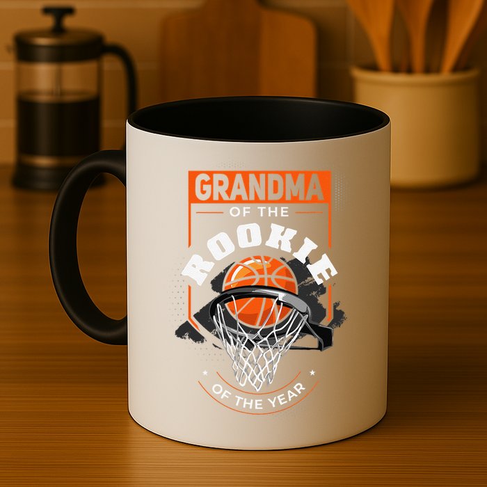 Rookie Of The Year Basketball Grandma Of The Rookie Mug
