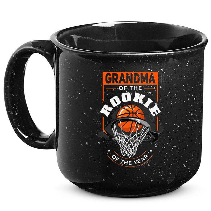 Rookie Of The Year Basketball Grandma Of The Rookie 15oz Campfire Ceramic Mug