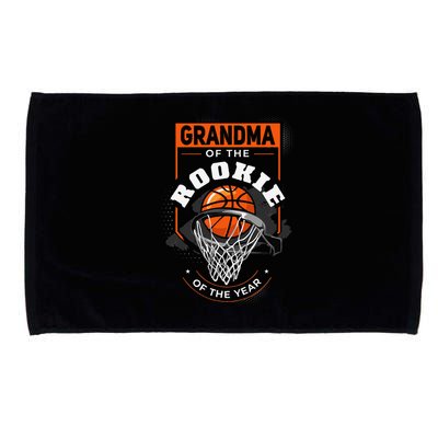 Rookie Of The Year Basketball Grandma Of The Rookie Microfiber Hand Towel