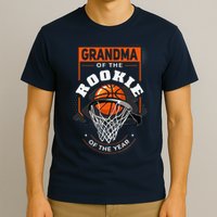 Rookie Of The Year Basketball Grandma Of The Rookie T-Shirt