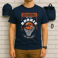 Rookie Of The Year Basketball Grandma Of The Rookie T-Shirt