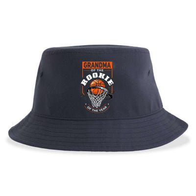 Rookie Of The Year Basketball Grandma Of The Rookie Sustainable Bucket Hat