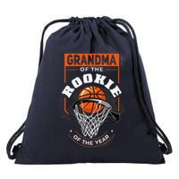 Rookie Of The Year Basketball Grandma Of The Rookie Drawstring Bag