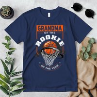 Rookie Of The Year Basketball Grandma Of The Rookie Premium T-Shirt