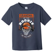 Rookie Of The Year Basketball Grandma Of The Rookie Toddler T-Shirt
