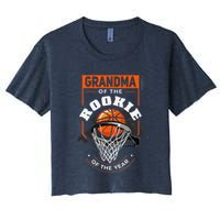 Rookie Of The Year Basketball Grandma Of The Rookie Crop Top