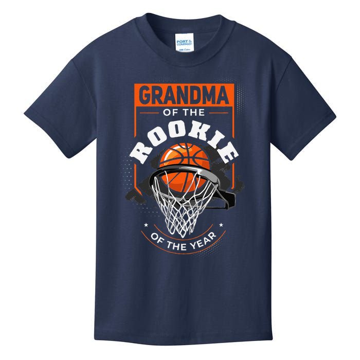 Rookie Of The Year Basketball Grandma Of The Rookie Kids T-Shirt