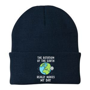 Rotation Of The Earth Makes My Day Science Teacher Earth Day Knit Cap Winter Beanie