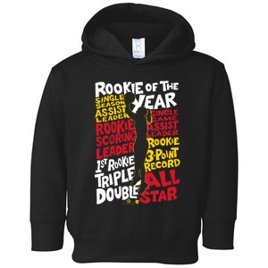 Rookie Of The Year Things Indiana Basketball Toddler Hoodie