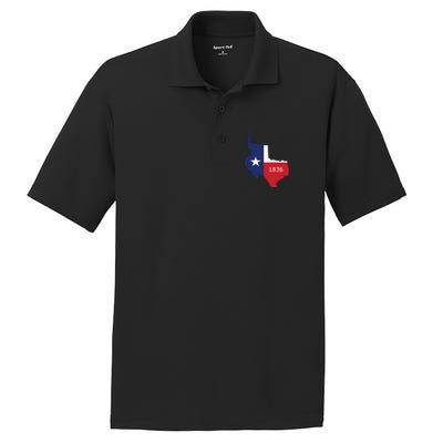 Republic Of Texas 1836 Lone Star State PosiCharge RacerMesh Polo