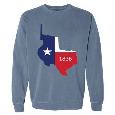 Republic Of Texas 1836 Lone Star State Garment-Dyed Sweatshirt