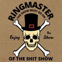 Ringmaster Of The Shit Show Cotton Canvas Backpack