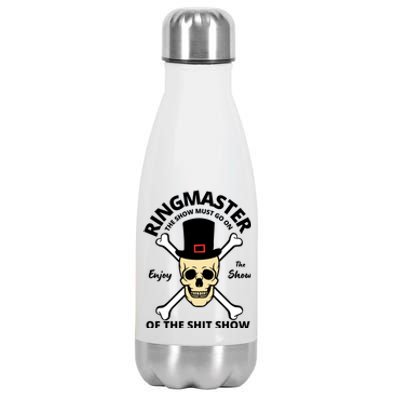 Ringmaster Of The Shit Show Stainless Steel Insulated Water Bottle