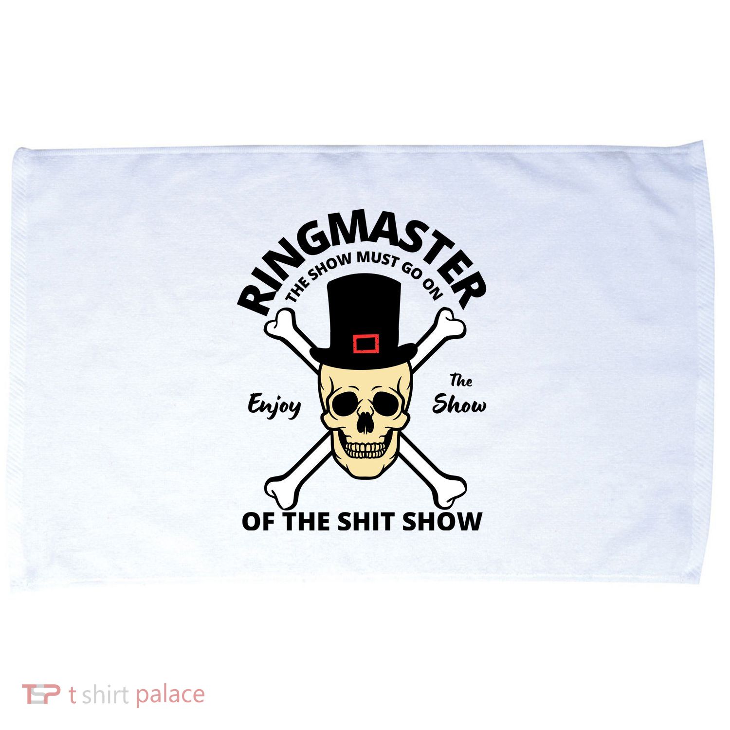 Ringmaster Of The Shit Show Microfiber Hand Towel