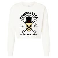 Ringmaster Of The Shit Show Cropped Pullover Crew