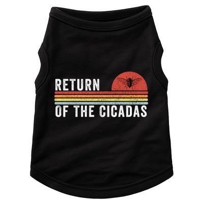 Return Of The Cicadas Funny Cicada Nature Lover Cicada Emergence Cicada Lover Doggie Tank