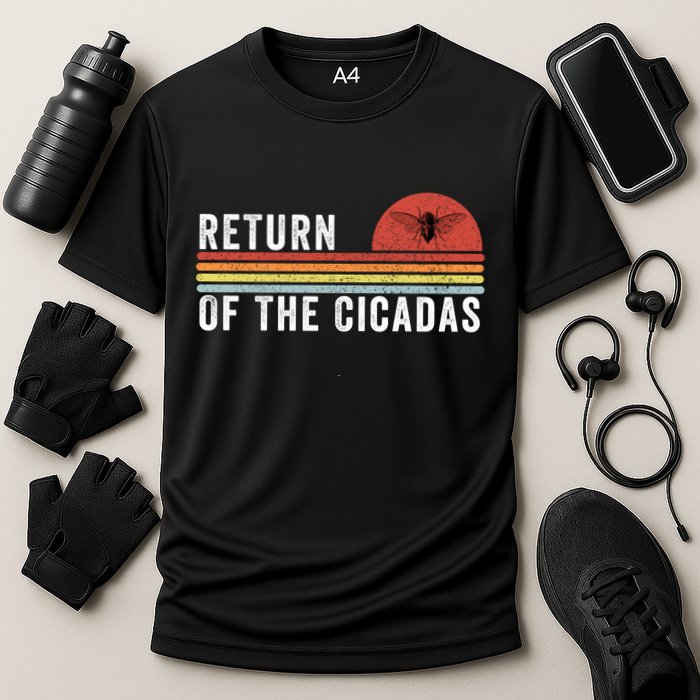 Return Of The Cicadas Funny Cicada Nature Lover Cicada Emergence Cicada Lover Cooling Performance Crew T-Shirt