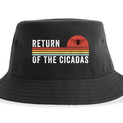 Return Of The Cicadas Funny Cicada Nature Lover Cicada Emergence Cicada Lover Sustainable Bucket Hat