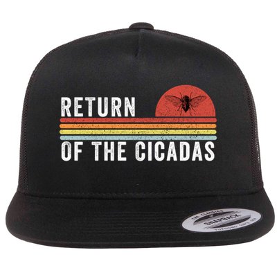 Return Of The Cicadas Funny Cicada Nature Lover Cicada Emergence Cicada Lover Flatbill Hat