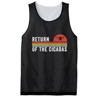 Return Of The Cicadas Funny Cicada Nature Lover Cicada Emergence Cicada Lover Mesh Reversible Basketball Jersey Tank