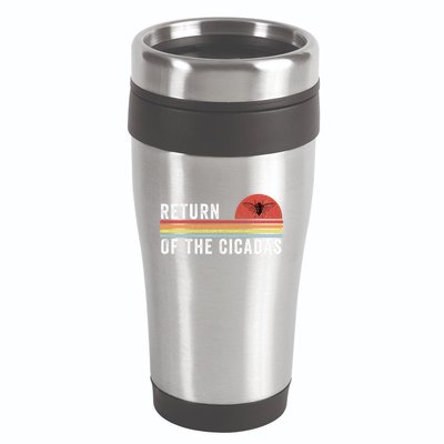 Return Of The Cicadas Funny Cicada Nature Lover Cicada Emergence Cicada Lover 16oz Travel Tumbler