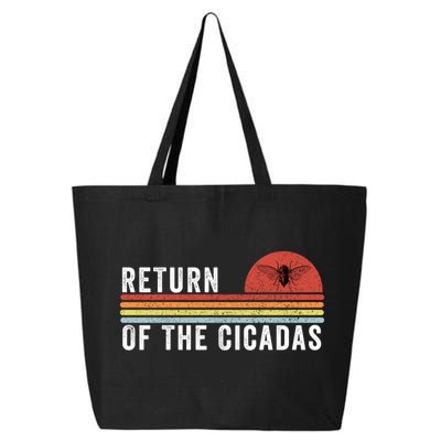 Return Of The Cicadas Funny Cicada Nature Lover Cicada Emergence Cicada Lover 25L Jumbo Tote