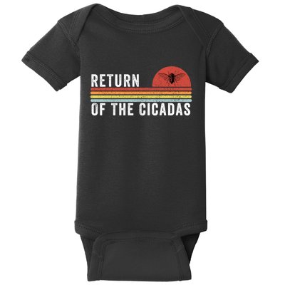 Return Of The Cicadas Funny Cicada Nature Lover Cicada Emergence Cicada Lover Baby Bodysuit