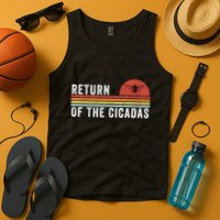 Return Of The Cicadas Funny Cicada Nature Lover Cicada Emergence Cicada Lover Tank Top