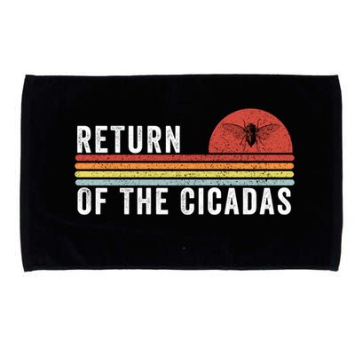 Return Of The Cicadas Funny Cicada Nature Lover Cicada Emergence Cicada Lover Microfiber Hand Towel