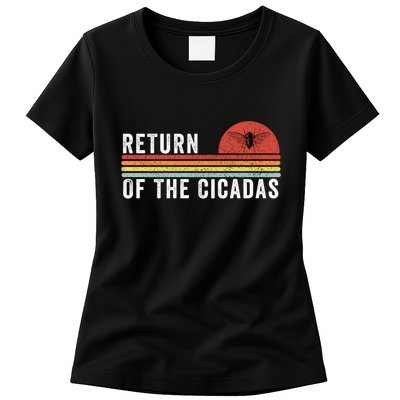 Return Of The Cicadas Funny Cicada Nature Lover Cicada Emergence Cicada Lover Womens T-Shirt